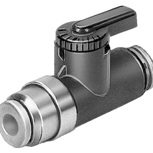 شیر بال ولو یا shut-off دو طرف شلنگ خور سایز 4 فستو مدل QH-QS-4